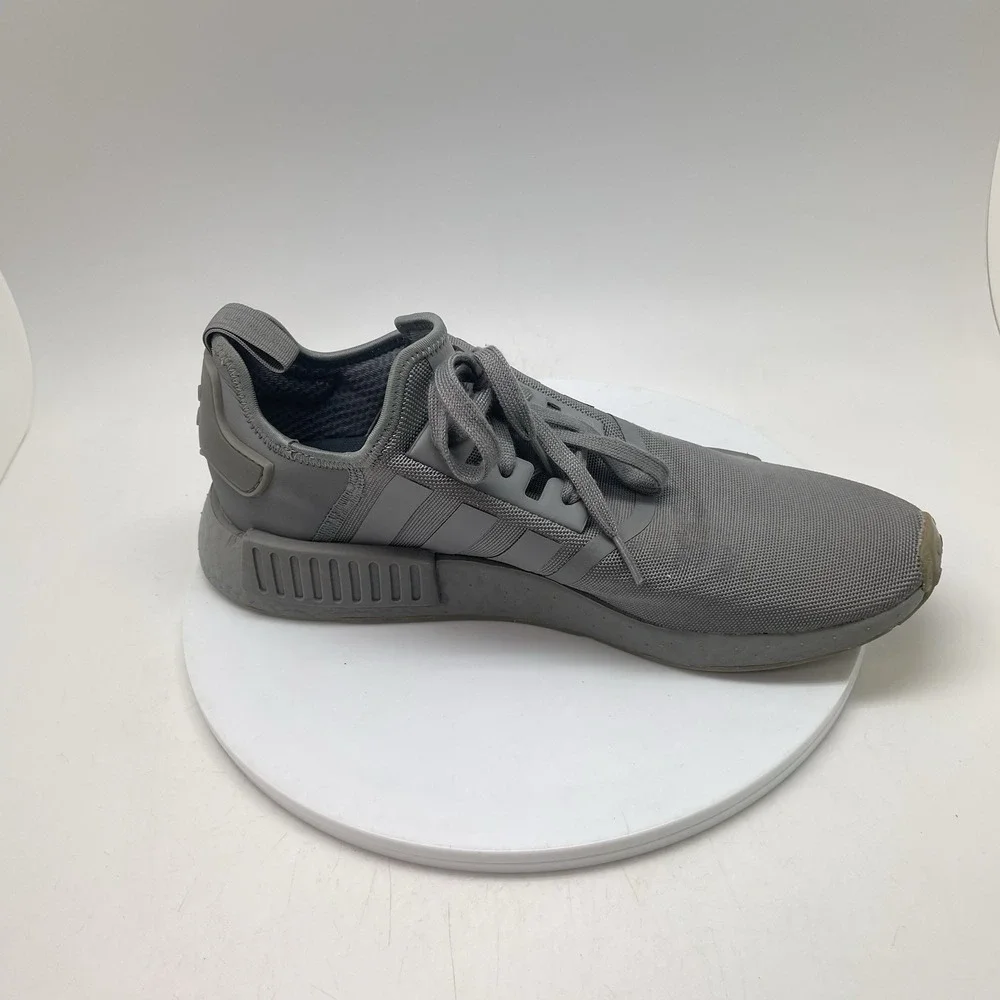 Adidas Sneakers Mens 12 NMD_R1 FV9016 Gray Athletic Running Causal Gym Shoes